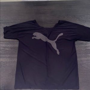 Mesh puma workout top